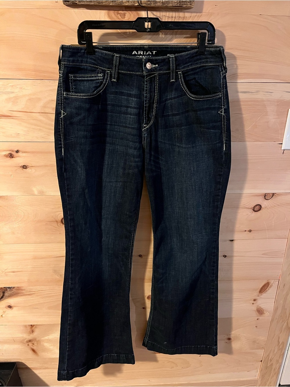 Ariat Women's High Rise Slim Trouser Denim Jeans Size 32S